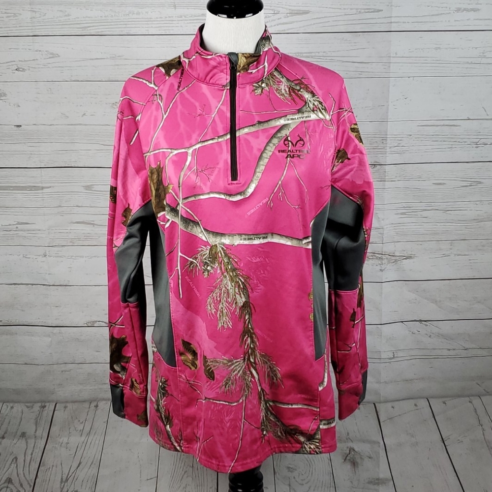 RealTree Camo Half Zip Sweatshirt
